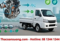 Công nghệ Động cơ và Tiêu chuẩn Khí thải trên Xe Tải Thaco 990kg (Euro 4/5)