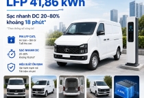 Trạm Sạc & Chính Sách Bảo Hành Pin Xe Van Điện Thaco Towner E