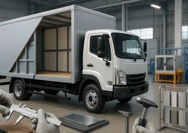 Đóng thùng xe tải Thaco: Vật liệu & quy trình chuẩn bền