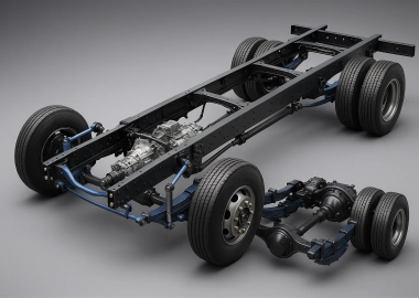 Khung gầm và hệ thống treo xe tải Thaco: Bí quyết ổn định và tải trọng tối đa