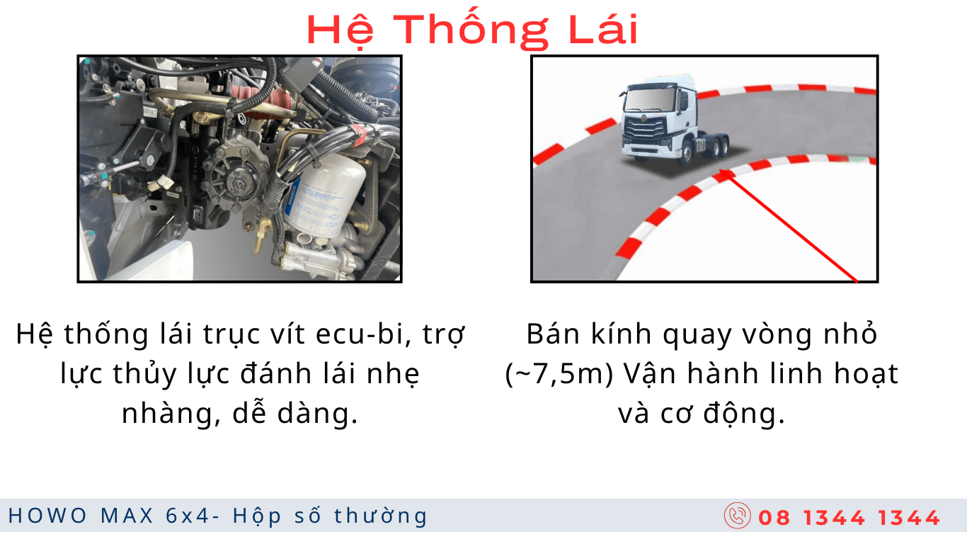 HOWO MAX 3 chân máy Weichai