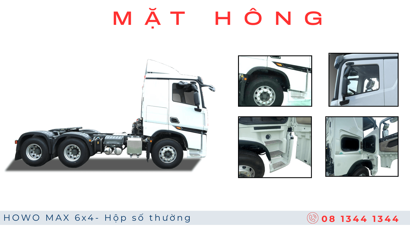 HOWO MAX 3 chân máy Weichai
