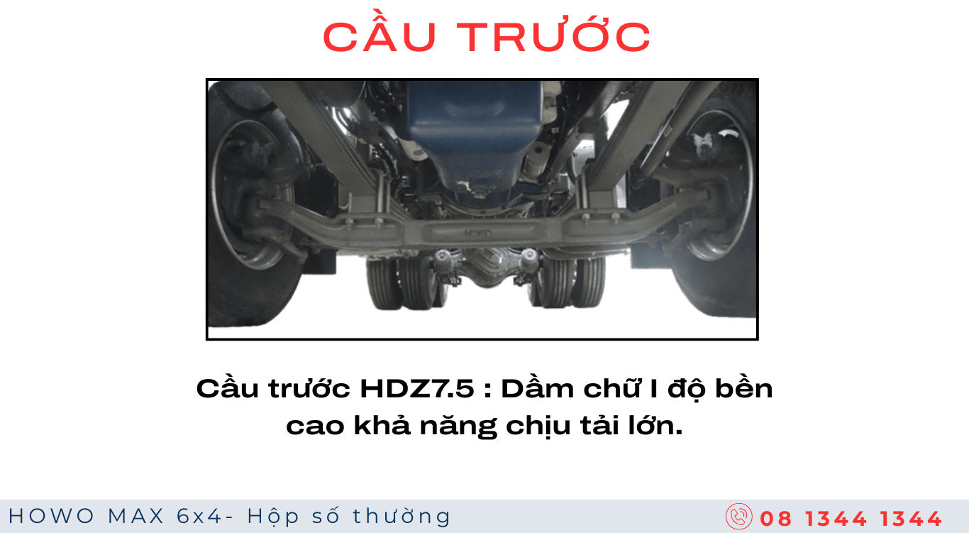 HOWO MAX 3 chân máy Weichai