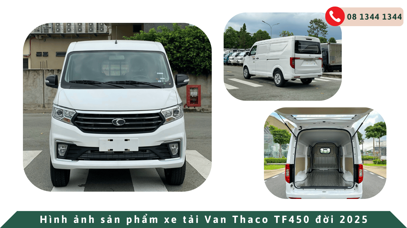 Hình ảnh tham khảo xe tải van thaco tf450