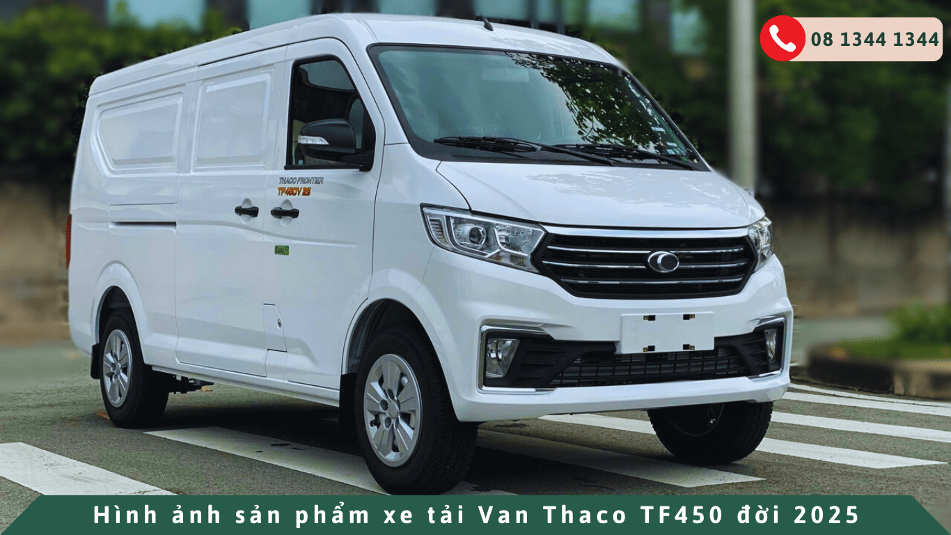 Hình ảnh xe tải van thaco tf450 