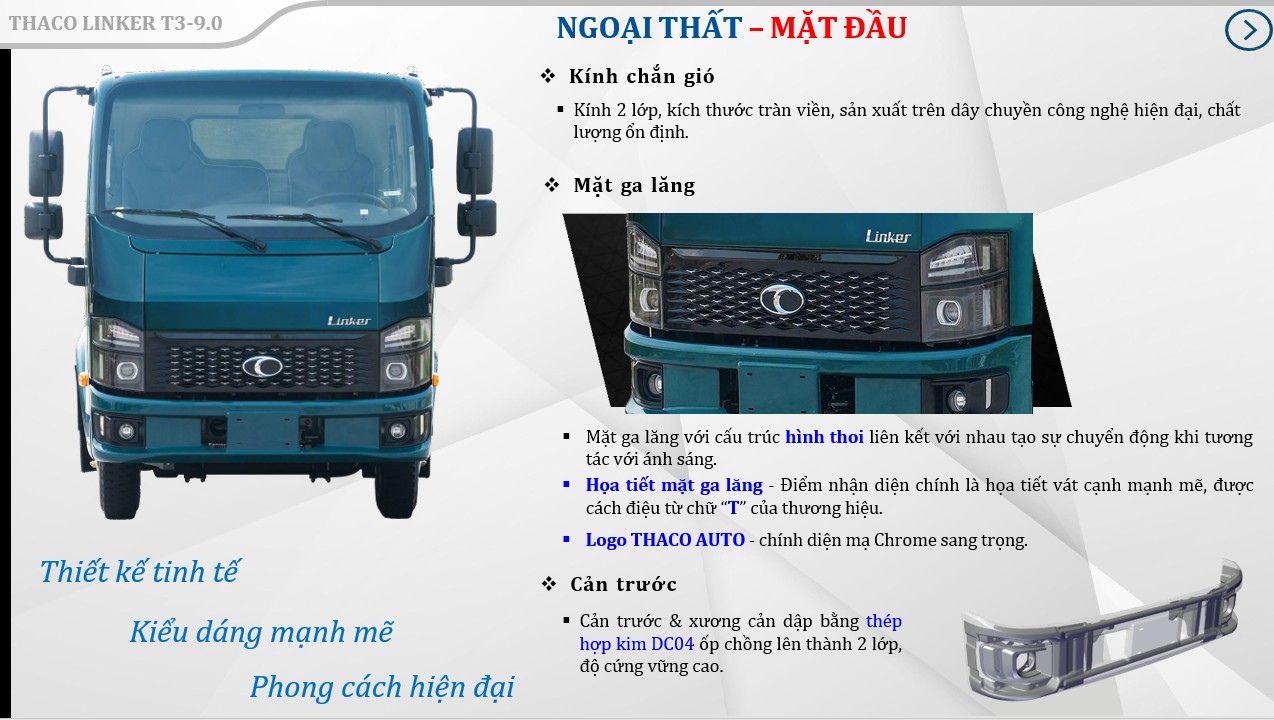 xe tải ben Thaco Linker T3-9.0 (5 Tấn)