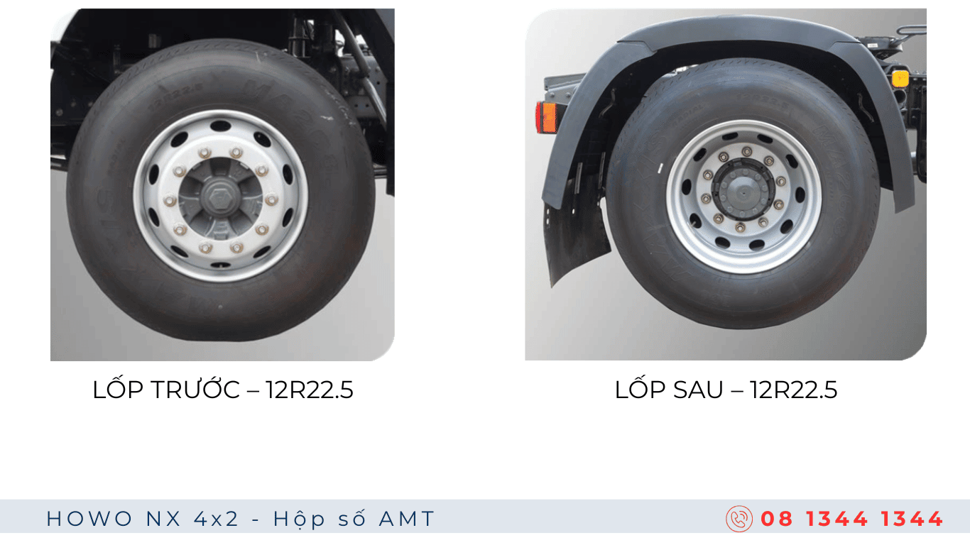 Đầu kéo howo 2 chân thaco nx 4x2 số tự động