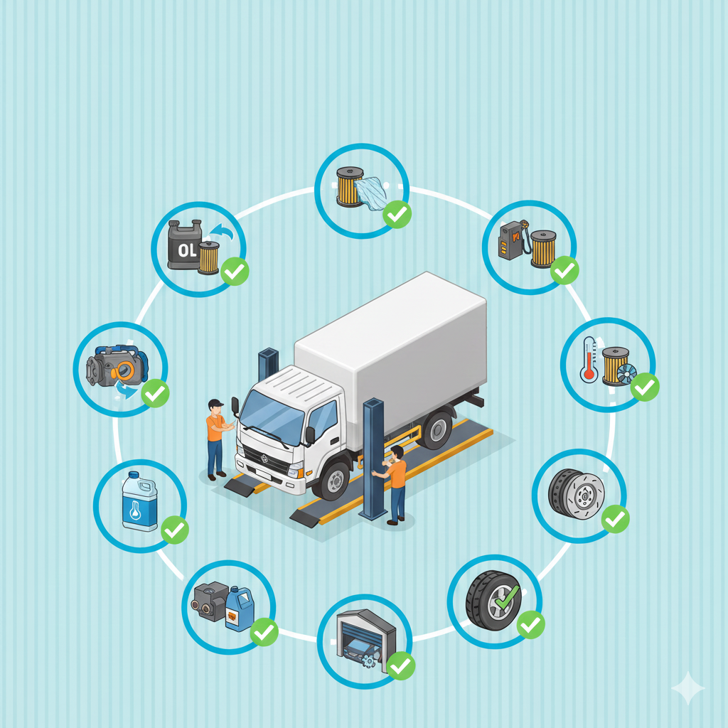 BẢO DƯỠNG XE TẢI THACO LINKER