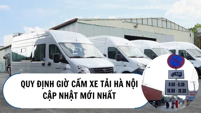 quy định giờ cấm xe tải hà nội 2025