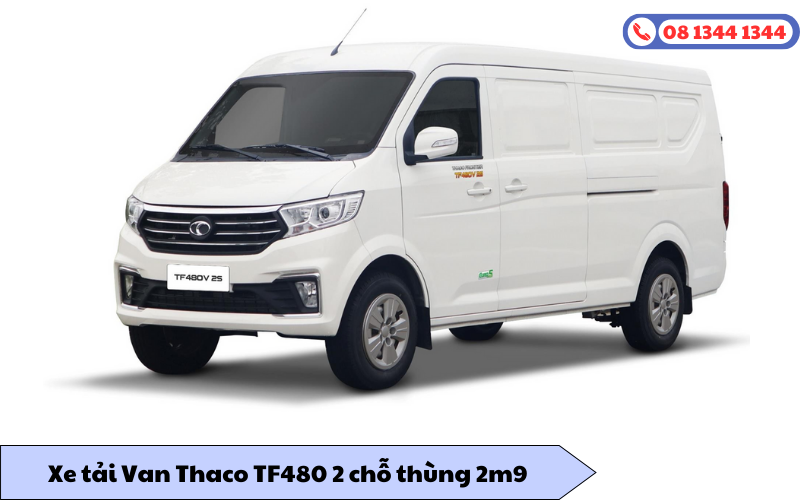Xe tải Van Thaco TF480 2 chỗ thùng hàng 2m9