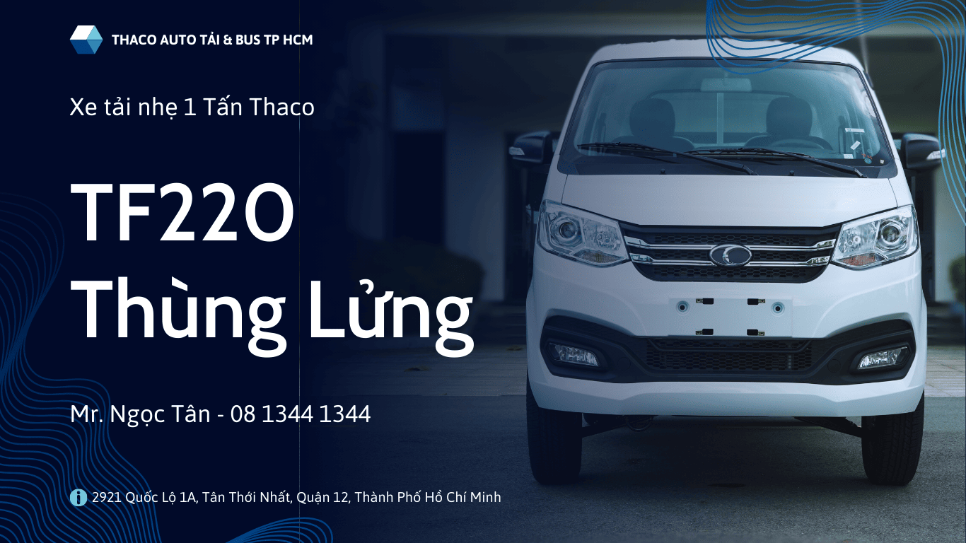 XE TẢI 1 TẤN THACO TF220 THÙNG 2M3